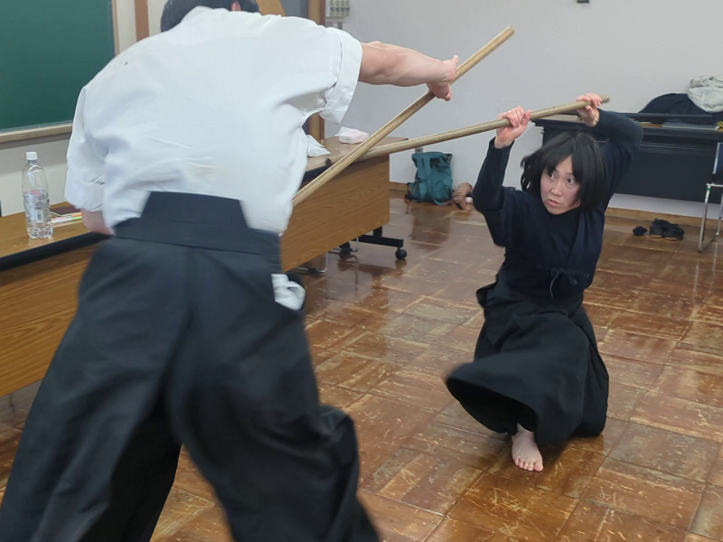 杖稽古風景